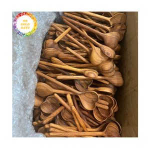 Wooden Spoon Constructed With Natural Bamboo Wood For Frying Stirring And Serving Food Vietnam - 99 Gold Data - Ms Violet - Product Image 4