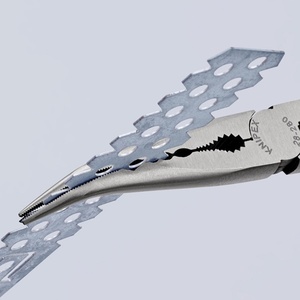 Alicates de montaje KNIPEX de 280 mm de largo, pulidos, con punta recta y abrazaderas recubiertas de plástico - Product Image 3