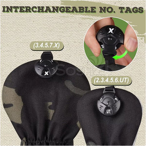 Meilleures ventes en gros à prix raisonnable : Housse de tête de club de golf en cuir, dernier design, la plus vendue. - Product Image 6