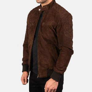 Chaqueta de Cuero de Último Diseño para Hombre, Chaqueta de Cuero de Oveja Personalizada, Chaqueta de Cuero Acolchada Premium para Hombre, Moderna y Elegante - Product Image 3