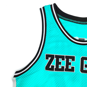 ชุดเสื้อเจอร์ซีย์เล่นบาสเก็ตบอลใส่ได้ทั้งชายและหญิงชุดฤดูร้อนพิมพ์โลโก้แห้งเร็วแบบสั่งตัด - Product Image 3