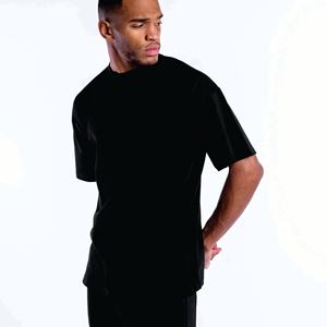 <b>High</b> Quality 100% Cotton Heavy Weight Luxury <b>Tshirt</b> Unisex Custom Print Logo Mock <b>Neck</b> Blank T Shirt Oversize Men's T-shirt - Product Image 6