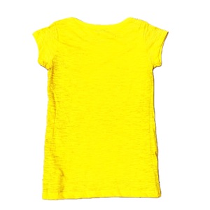 100% Cotton Yellow Ladies <b>T</b>-<b>Shirt</b> Breathable Comfort Wear O-Neck Short Sleeve Water Printed OEM Teenagers Casual - Product Image 6