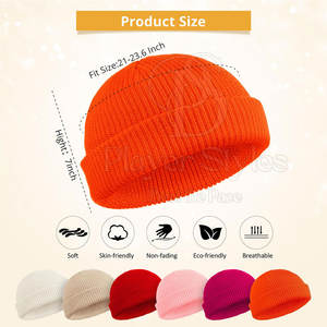 Vente directe d'usine Bonnet Jacquard à quantité minimale de commande basse dans les styles de joueurs Bonnets de marque privée personnalisables - Product Image 2