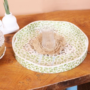 Flora Design nacre incrustée de service plateau à thé décoration décor de table - Product Image 5