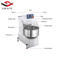 Équipement de boulangerie commerciale GRACE Ligne complète de production de baguettes françaises Mélangeur de pâte Diviseur Moulder Proofer Four Farine Maïs