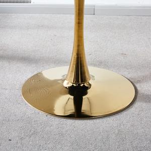 Mesa de Centro de Acero Inoxidable Dorado Pequeña, Moderna y Ecológica para Uso en Hoteles - Product Image 3