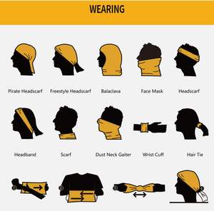 Nouveau design personnalisé cagoule multifonctionnelle pour sports de plein air bandana cache-cou à la mode vente en gros de chapeaux pour un usage quotidien - Product Image 3