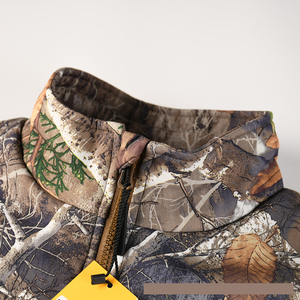 Chalecos de Caza de Camuflaje Personalizados para Caza de Jabalí, Pato, Pavo y Aves de Montaña, Acolchados, de Piel Sintética, Forrados de Lana - Product Image 5