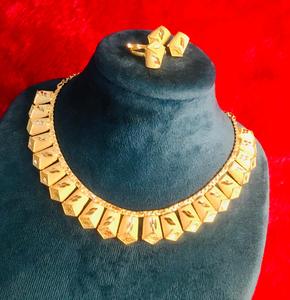 2024 Best Buy Moda africana de inspiración India Chapado en oro de 14 quilates Vintage Comoras Mayotte-Conjunto de collar de cobre hecho a mano en EE. UU. - Product Image 4