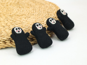 8cm Screaming Ghost Wool Felt Hanging Ornament <b>Halloween</b> <b>Tree</b> Decor Pumpkin Toy for Child's <b>Halloween</b> <b>Decorations</b> - Product Image 5