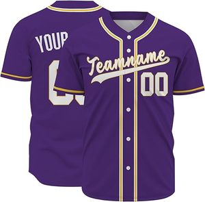 100% poliéster de alta calidad personalizar camiseta de béisbol de moda botón completo transpirable camiseta de béisbol - Product Image 1