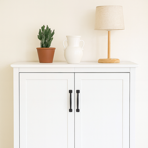 Tirador de Mueble Moderno Curvo de Aleación de Zinc, Duradero y Ecológico, Negro Minimalista para Cajones de Cocina, Comedor y Baño - Product Image 4