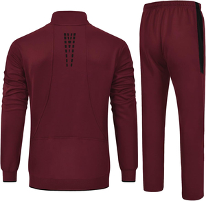 Survêtement sur mesure en polyester de haute qualité pour hommes fabriqué au Pakistan respirant vêtements de sport de fitness décontractés fabriqué au Pakistan - Product Image 2