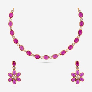 Antique <b>Ruby</b> <b>Necklace</b> 182710 for Wedding Occasions - Product Image 1
