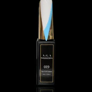Gel Eyeliner A.G.A Art # Gel UV bleu clair facile à retirer, longue durée, liquide, à faire soi-même, pour salon, source de lampe LED - Product Image 2