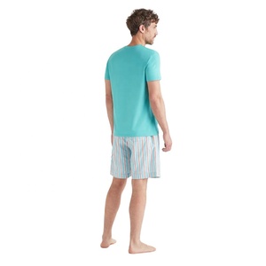 เสื้อยืดผ้าฝ้ายสีทึบสำหรับผู้ชายเสื้อยืดลำลองน้ำหนักเบาสวมใส่สบายสำหรับใช้ในชีวิตประจำวันโลโก้ตามสั่ง - Product Image 4