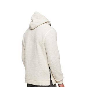 Sherpa Fleece Hoodie 100% Cotton Thickened Heavyweight Hoodie Sudaderas para hombres y mujeres con calor extra. - Product Image 4