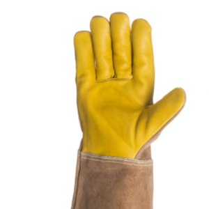 Nouveau 2025 Gants de soudage en cuir de chèvre noir de qualité supérieure personnalisés/Nouveau dernier design 2025 Gants de soudage - Product Image 6