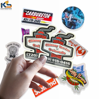 Autocollants personnalisés découpés sur mesure, haute qualité, pelliculage brillant, résistants à l'eau, autocollants adhésifs avec logo pour marquage automobile et mural