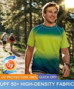 เสื้อแรชการ์ดแขนสั้นระบายอากาศแห้งเร็วเสื้อฝึกเข้ายิมโลโก้ออกแบบได้ตามต้องการ - Product Image 4