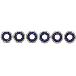 Fabricant chinois précieux haut de gamme 18 carats or blanc massif diamant naturel forme ronde boucles d'oreilles exceptionnelles pour femme - Product Image 4