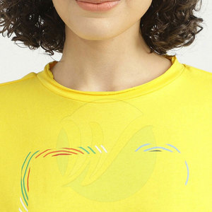 Camisetas informales holgadas de diseño personalizado para mujer Ropa de calle ecológica para el verano MOQ bajo Último estilo - Product Image 5