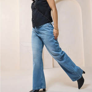 Heavy Duty estilo único de calidad superior Baggy Jeans Suministro directo de fábrica Mujeres Baggy Jeans - Product Image 5