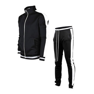 Logo personnalisé 100% coton Survêtements d'hiver écologiques à manches longues Streetwear réversible respirant ensembles de jogging à capuche - Product Image 4