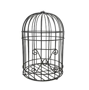 กรงนกโลหะหรูหราแบบแขวนทันสมัยกรงนกเหล็กทนทานสำหรับกลางแจ้งระเบียงสวนตกแต่งบ้านป้อน - Product Image 4