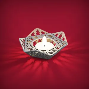 Bulk Ready Indian Crafted <b>Wooden</b> <b>Pillar</b> <b>Candle</b> <b>Holder</b> Elegant Decorative Piece for Festive Home Styling and Celebration Display - Product Image 3