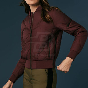 Último estilo 2025 invierno cálido hecho a medida chaquetas de bombardero de las mujeres al por mayor de calidad superior chaquetas de bombardero de las mujeres - Product Image 2