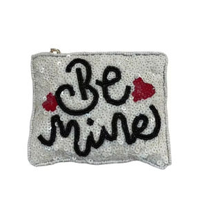 Dernier luxe à la mode BE MINE mignon élégant fantaisie nouveau Design haut à la mode petit perlé forme carrée sac portefeuille de Noël - Product Image 1
