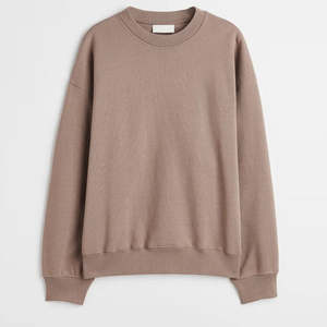 Sweat-shirt à col rond brodé de haute qualité USA taille personnalisée logo épais vierge sweats à capuche pour hommes - Product Image 4