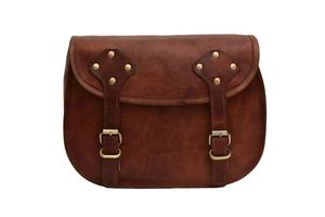 Bolsa de herramientas de bicicleta de cuero genuino personalizada, bolsa de equipo de ciclismo Vintage de tamaño personalizable con correas de hebilla impermeables - Product Image 6