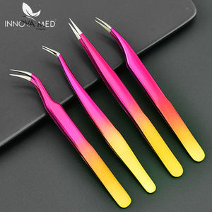 Beauté et soins personnels pincettes d'extension de cils en acier inoxydable avec Logo personnalisé par INSTRUMENT innovant - Product Image 4