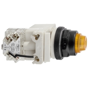 Luce Indicatrice SCHNEIDER ELECTRIC 9001KT35LYA31 120VAC 30MM Tipo K con Opzioni Luce Pilota - Product Image 1