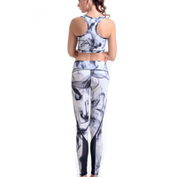 Conjunto de Yoga Profesional para Mujer 2024, Cintura Media, Ecológico, Elástico en Cuatro Direcciones, Ligero, Ropa de Yoga para Gimnasio, Venta al Por Mayor