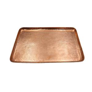Bandeja de cobre de lujo Diseño de corazón Hecho a mano Venta al por mayor Plato de servicio de lujo Bandeja de servicio de cobre al por mayor con estilo clásico - Product Image 3