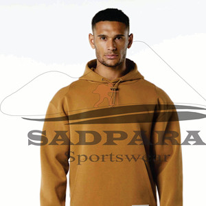 Moda Hombres Gimnasio Sudadera con capucha Sostenible Cómodo Peso pesado Personalizado Sudadera con capucha Puff Imprimir Sudaderas con capucha sólidas - Product Image 1