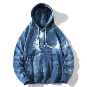 OEM Vente en gros Impression numérique personnalisée Hiver Acid Wash Sweat à capuche Coton/Polyester Pull polaire surdimensionné Sweatshirts à capuche pour hommes - Product Image 6