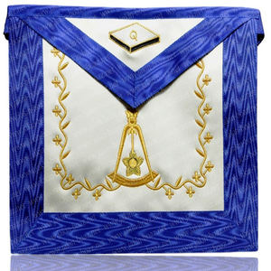 FREEMASON Master Mason Masonic Regalia Grand Officiers Robe Complète Tablier Brodé Regalia UK USA Maçonnique Européen et Canadien - Product Image 4