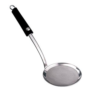 Schiumarola Inox (12,5x35,5cm) TWIST Negro y Cromo 1736 - Product Image 1