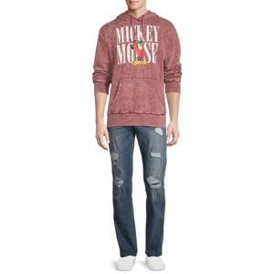 2024 Jersey cosido personalizado Sudadera con capucha Patrón sólido de alta calidad Ropa de calle informal para invierno con cuello con capucha - Product Image 2