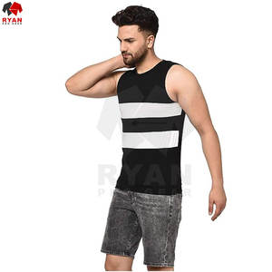 Meilleur prix débardeur de gymnastique sans manches pour hommes nouveau design coupe régulière respirant décontracté séchage rapide vêtements d'été débardeurs en coton pour - Product Image 4