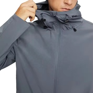 Conjuntos de 2 Piezas para Hombre, Talla Grande, Ligeros y Transpirables, Chaqueta Cortavientos y Pantalones, Cuello Alto, MOQ Bajo, Etiqueta de Marca Personalizada, para Correr y Entrenar - Product Image 6