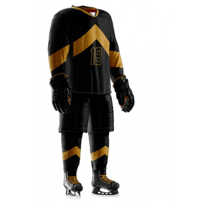 Uniforme de hockey sobre hielo al mejor precio de venta directa de fábrica, uniforme de hockey sobre hielo unisex hecho en poliéster personalizado - Product Image 1