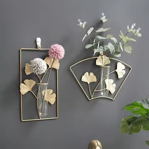 Décoration d'intérieur moderne, pot à fleurs en métal et en verre avec support, meilleur cadeau, pot à fleurs et jardinière pour la décoration de table - Product Image 6