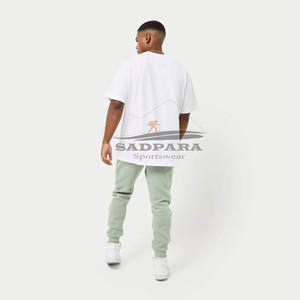 เสื้อยืดสำหรับผู้ชายเสื้อออกกำลังกายแขนสั้นผ้าคอตตอนผ้าสแปนเด็กซ์ผสมสำหรับออกกำลังกาย - Product Image 2