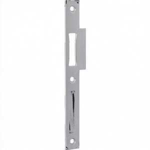 Stainless Steel Square-Edged <b>Door</b> <b>Plate</b> 24x216mm DIN Left BKS - Product Image 3